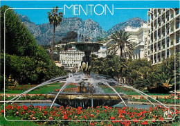06 - Menton - Le Jardin Bioves - Fontaine - Fleurs - CPM - Carte Neuve - Voir Scans Recto-Verso - Menton