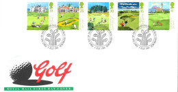 1994 Scottish Golf Courses Unaddressed FDC Tt - 1991-2000 Decimal Issues