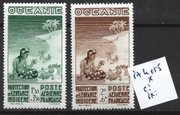 OCEANIE PA 4 & 5 * Côte 3.50 € - Posta Aerea