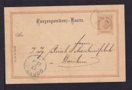 1894 - 2 Kr. Ganzsache Ab VADUZ Nach Dornbirn - ...-1912 Prefilatelia