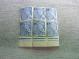 Type Mercure - 10c. - Yt 657 - Outremer - 6 Neufs Sans Trace De Charnière - Année 1944 - - 1938-42 Mercurio