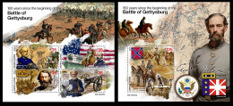 Sierra Leone 2023 160 Years Since The Beginning Of The Battle Of Gettysburg. (545) OFFICIAL ISSUE - Onafhankelijkheid USA