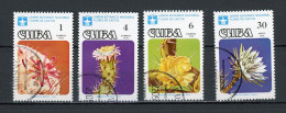 CUBA -  FLORE  N°Yt 2054+2055+2056+PA 283 Obl - Usados