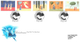 1996 Christmas Unaddressed FDC Tt (2) - 1991-2000 Em. Décimales