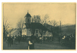 UK 59 - 24424 YASINIA, Frasini, Market, Church, Ukraine - Old Postcard - Unused - Ukraine