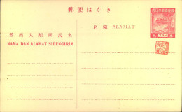 1940 (ca.) SELANGOR,, Japanese Occupation, Unused Stationery Card - Occupazione Giapponese