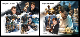 Sierra Leone 2023 Magnus Carlsen. (550) OFFICIAL ISSUE - Chess