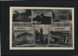 Post Card Lithuania VNO Pc 164 VILNIUS Views LV 12518 - Lituanie