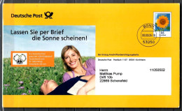 MiNr. EA B41, Sonnenblume (95 C); C-319 - Briefomslagen - Gebruikt