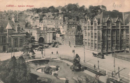 BELGIQUE - Liège - Vue Générale De La Ville - Square Notger - Animé - Différents édifices - Carte Postale Ancienne - Liege