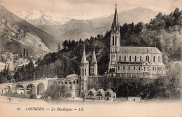 FRANCE - Lourdes - La Basilique - LL - Carte Postale Ancienne - Lourdes
