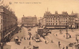 BELGIQUE - Liège - Vue Générale De La Places St Lambert Et Du Maréchal Foch - Animé - Carte Postale Ancienne - Liège