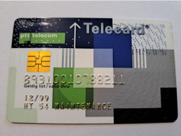 NETHERLANDS  /CHIPCARD/ MAINTENANCE  PTT TELECOM/TELECARD/ VERY RARE !!  / DATE 12/99   ** 16305** - [4] Test- U. Dienstkarten