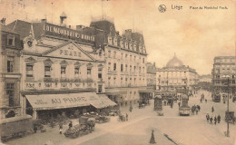 BELGIQUE - Liège - Vue Générale De La Place Du Maréchal Foch - Animé - Carte Postale Ancienne - Liège