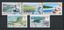 CUBA -  LES CAPS DE CUBA  N°Yt 4458/4462 Obl. - Gebraucht