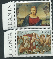 Italia, Italy, Italien 1970; Raffaello : “Madonna Del Cardellino” + “Trionfo Di Galatea”. Serie Completa - Madonnas