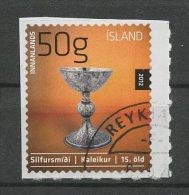 ISLANDE 2012 N° 1270 Oblitéré Used Superbe Cote 1.20 € Travail De L'argent Coupe De Style Gothique Artisanat - Used Stamps