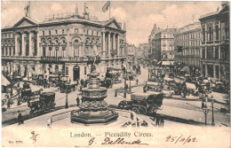 CPA Carte Postale Royaume Uni London Piccadilly Circus  1902 VM78065 - Piccadilly Circus