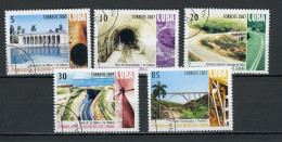CUBA -  INGÉNIERIE CIVIL  N°Yt 4531/4535 Obl. - Used Stamps