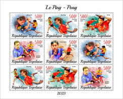 Togo 2023 Ping Pong. (249f31) OFFICIAL ISSUE - Tafeltennis