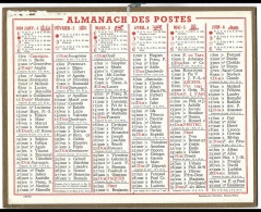 Almanach  Calendrier  P.T.T  -  La Poste -  1959 - - Grand Format : 1941-60