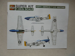 AIRFIX - SUPER KIT : Instructions - MUSTANG - Aerei