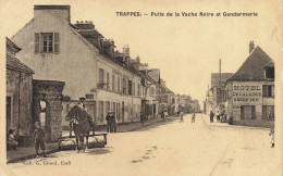 Trappes * Puits De La Vache Noire Et Gendarmerie * Rue Cheval Rouleau Cylindre * Hôtel DELALANDE BARRE Succr - Trappes