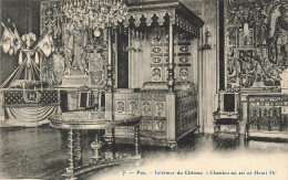 FRANCE - Pau - Intérieur Du Château - Chambre Où Est Né Henri IV - Carte Postale Ancienne - Pau