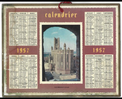 Almanach  Calendrier  P.T.T  -  La Poste -  1958 -  Cathedrale D'albi - Big : 1941-60