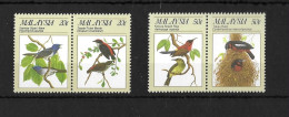 Malaysia 1988 MNH Protected Birds Of Malaysia (2nd Series) Sg 394/7 - Malaysia (1964-...)