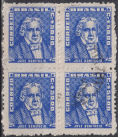 1959 Brasilien ° Mi:BR 872xII, Sn:BR 801, Yt:BR 679,José Bonifácio Andrada E Silva, Portraits - Famous People In Brazil - Used Stamps