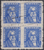 1959 Brasilien ° Mi:BR 872xII, Sn:BR 801, Yt:BR 679,José Bonifácio Andrada E Silva, Portraits - Famous People In Brazil - Used Stamps