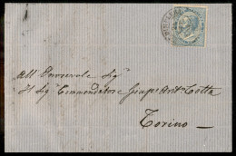 Regno - Vittorio Emanuele II - Piedimulera (P.ti 6) - 15 Cent (L18) Su Lettera Per Torino Del 26.9.64 - Otros & Sin Clasificación
