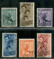 Regno - Vittorio Emanuele III - 1937 - Colonie Estive (406/415) - Serie Completa Usata - Diena - Altri & Non Classificati