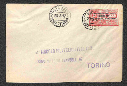 Regno - Posta Aerea - 1917 - Roma Torino + Napoli Palermo - 2 Cartoline + 4 Buste - Da Esaminare - Altri & Non Classificati