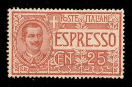 Regno - Servizi - 1903 - 25 Cent (1) - Gomma Integra - Ottimamente Centrato - Altri & Non Classificati