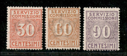 Regno - Servizi - 1913 - Cifra (1/3) - Serie Completa - Gomma Integra - Altri & Non Classificati