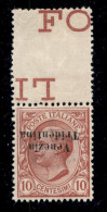 Occupazioni I Guerra Mondiale - Trentino-Alto Adige - 1918 - 10 Cent (22aa) Con Soprastampa Capovolta - Gomma Integra - Altri & Non Classificati