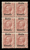 Occupazioni I Guerra Mondiale - Venezia Giulia - 1918 - 10 Cent Soprastampato (22d) - Soprastampa Fortemente Spostata In - Otros & Sin Clasificación