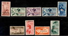 Colonie - Egeo - Emissioni Generali - 1934 - Calcio (75/79 + A34/A37) - Emissione Completa - Gomma Originale - Other & Unclassified