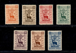 Colonie - Egeo - Emissioni Generali - 1935 - Anno Santo (91/97) - Serie Di 7 Valori - Gomma Integra - Andere & Zonder Classificatie