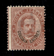 Colonie - Eritrea - 1893 - 10 Cent Umberto (4) Con Dentellatura Verticale Spostata A Sinistra - Gomma Integra - Sonstige & Ohne Zuordnung