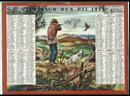 Almanach  Calendrier  P.T.T  -  La Poste -  1956 - Chasse - Big : 1941-60