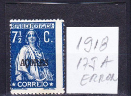 STAMPS-PORTUGAL-ERROR-UNUSED-MH*-SEE-SCAN - Neufs