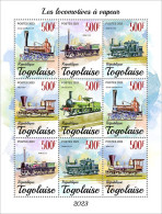 Togo 2023 Steam Locomotives. (249f54) OFFICIAL ISSUE - Treinen