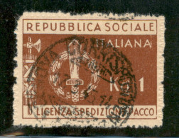 RSI - Definitivi - 1944 - Franchigia Per Pacchi (1) - Usato - Raybaudi - Sonstige & Ohne Zuordnung