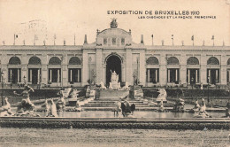 BELGIQUE - Bruxelles - Exposition De Bruxelles 1910 - Les Cascades Et La Façade Principale - Carte Postale Ancienne - Expositions Universelles