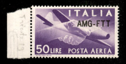 Trieste  - Trieste AMG FTT - 1954 - 50 Lire (22A) Secondo Tipo -  Bordo Foglio - Gomma Integra - Otros & Sin Clasificación