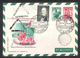 Aerogrammi  - Austria - 1952 (12 Aprile) - Bregenz Ballonpost - Tre Aerogrammi - Otros & Sin Clasificación