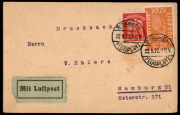 Aerogrammi  - Germania - 1922 (22 Settembre) - Staaken Amburgo - Altri & Non Classificati